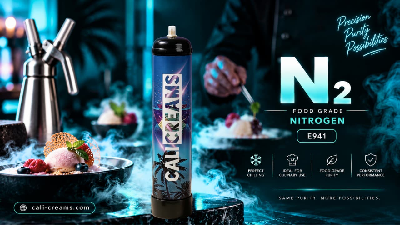 Cali Creams nitrogen cylinder